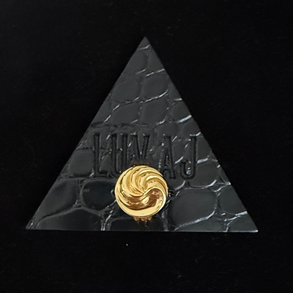 NWT Luv Aj - The Leila Ring - Gold Size 7 (SOLD OUT)